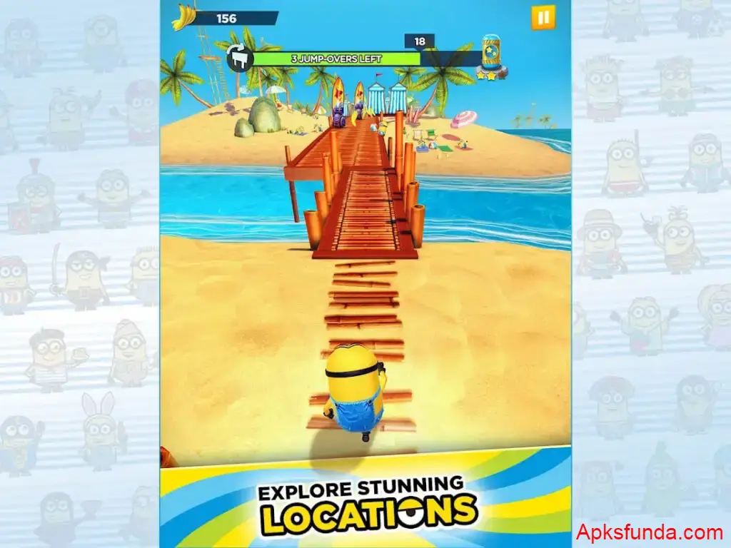 Minion Rush Mod Apk Explore Stunning Locations