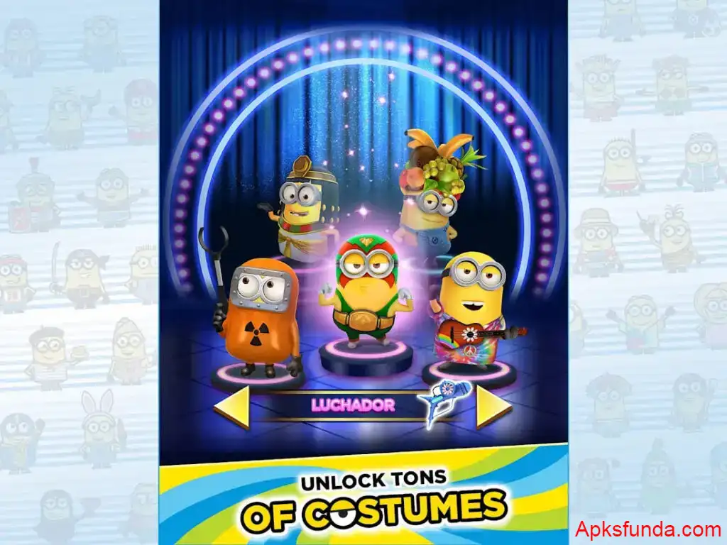 Minion Rush Mod Apk Unlock Tons of costumes