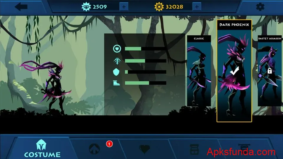 Features of Shadow Fighter Apk