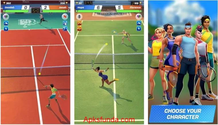 Mod Features of Tennis Clash APK