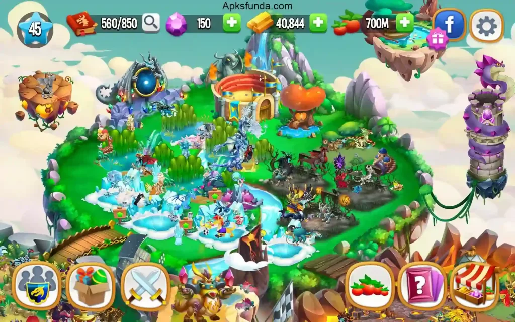 Dragon City MOD APK Background Story