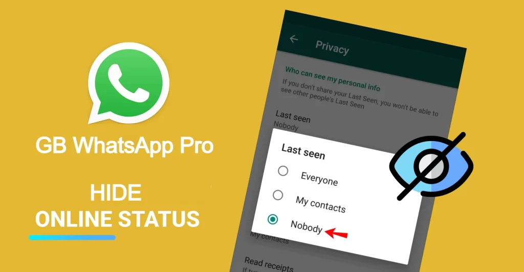 GB WhatsApp Pro Hide Online Status
