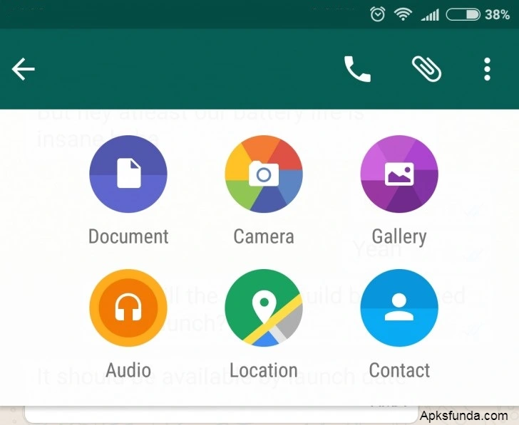 File Sharing Feature in GB WhatsApp Pro