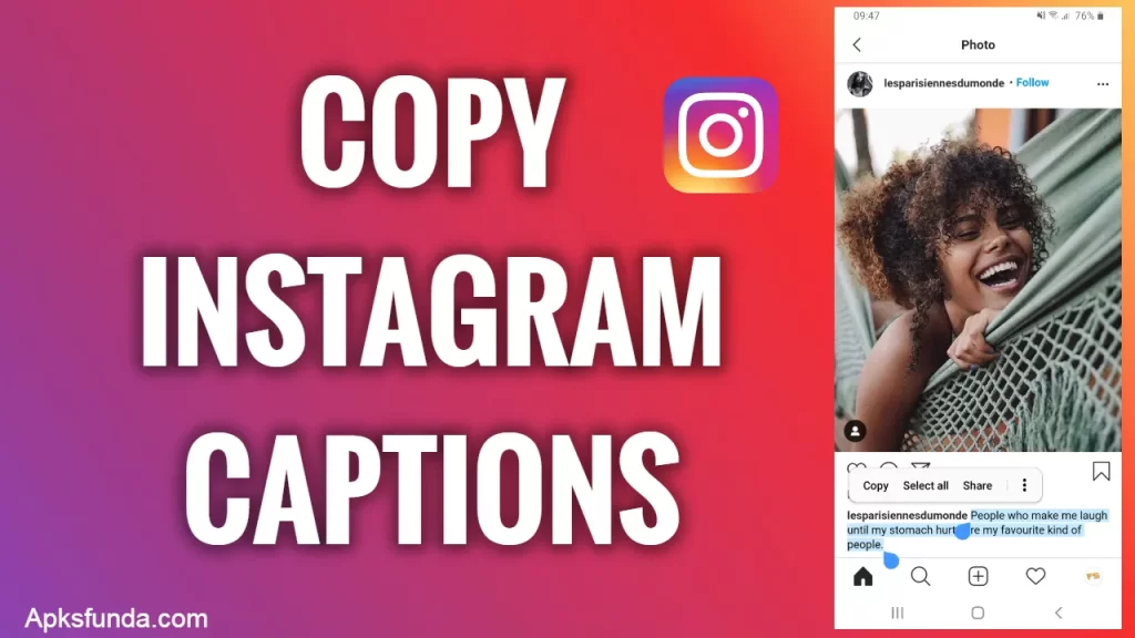 Copy Instagram Captions