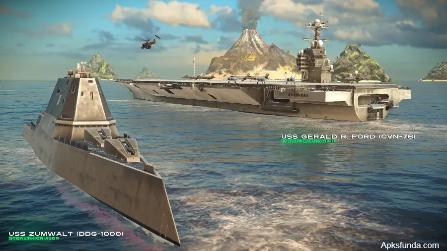 Mod Features Of Modern Warships Mod Apk