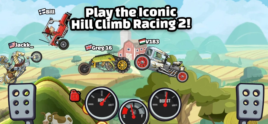 Play the Iconic Hill Climb Racing 2