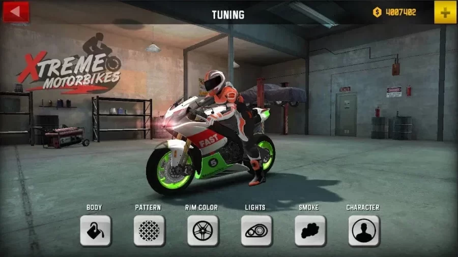 Gameplay of Xtreme Motorbikes Mod Apk