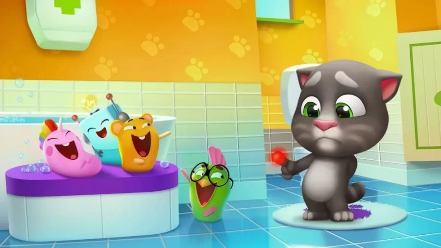 Gameplay of My Talking Tom 2 MOD APK