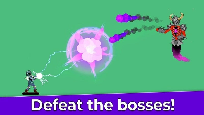 Defeat the bosses